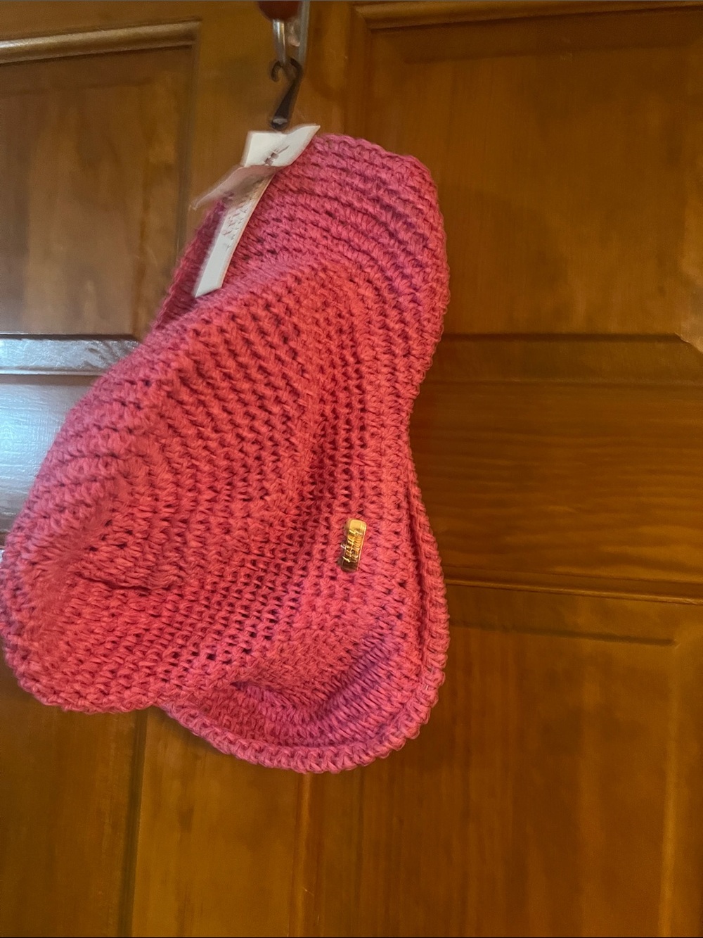 New Trina Turn pink Crochet Hat NWT